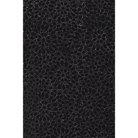 Derman Black Floral Patterned Glitter Luxury 2 Piece Tuxedo - Picture 3 of 5